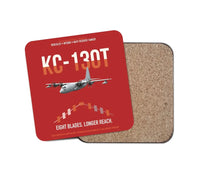 Thumbnail for KC-130T NP2000 design on red 1 piece coaster