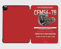 Thumbnail for CFM56-7B design on red ipad tablet case