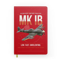 Thumbnail for Hawker Typhoon Mk IB design on red notebook