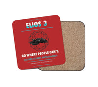 Thumbnail for Flyability Elios 3 design on red 1 piece coaster
