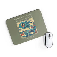 Thumbnail for VINTAGE G4439 - The Porthole Pen Pals - Designed Mouse Pads design on greenarmy rectangle