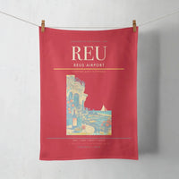 Thumbnail for Reus Airport (REU) design on red towel