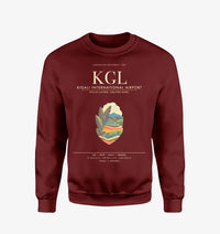Thumbnail for Kigali International Airport KGL Sweatshirt - Wine Red