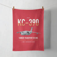Thumbnail for Embraer KC-390 Millennium design on red towel