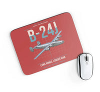 Thumbnail for B-24J Liberator design on red rectangle mouse pad