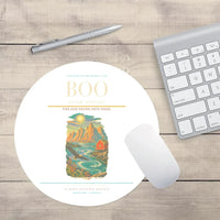 Thumbnail for Bod Airport BOO Mouse-Pad Round - White