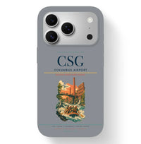 Thumbnail for Columbus Airport (CSG) design on gray iPhone 17 Pro MagSafe case