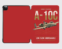 Thumbnail for A-10C Thunderbolt II design on red ipad tablet case