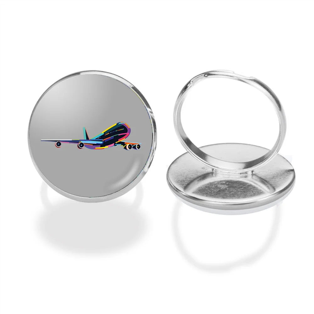 Multicolor Airplane Ring - view 7