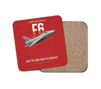 Thumbnail for English Electric Lightning F6 design on red 1 piece coaster