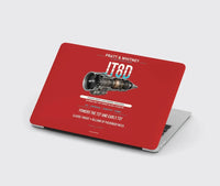 Thumbnail for JT8D design on red MacBook case