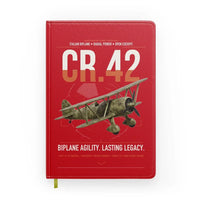 Thumbnail for Fiat CR.42 Falco design on red notebook