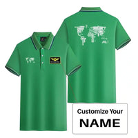 Thumbnail for Customisable World Map Polo Shirt - view 7