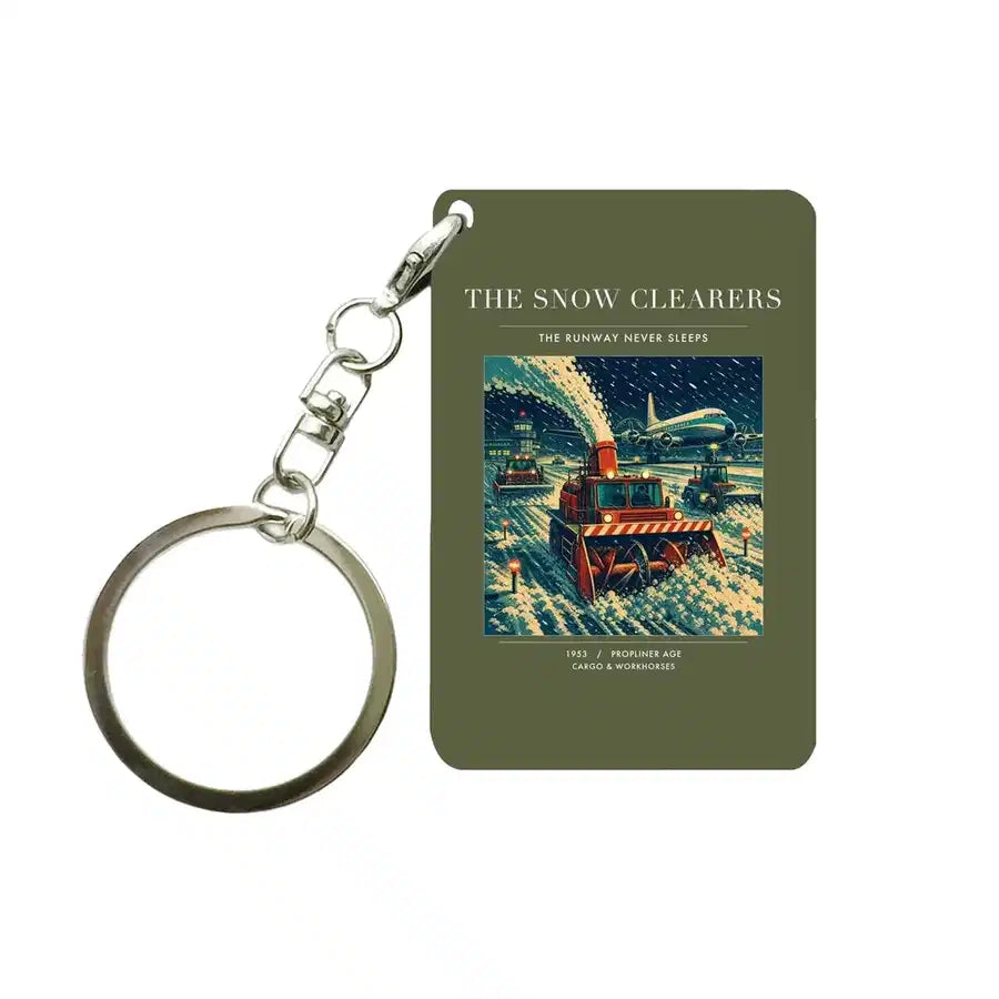 VINTAGE G4105 - The Snow Clearers - Designed Key Chain design on greenarmy