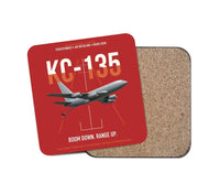 Thumbnail for KC-135 STRATOTANKER design on red 1 piece coaster