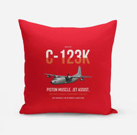 Thumbnail for C-123K Provider design on red pillow
