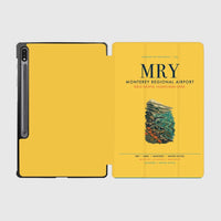 Thumbnail for Monterey Regional Airport (MRY) design on yellow samsung tablet tablet case