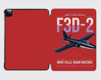 Thumbnail for F3D-2 Skyknight design on red ipad tablet case