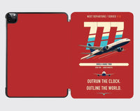 Thumbnail for Boeing 777-200LR design on red ipad tablet case