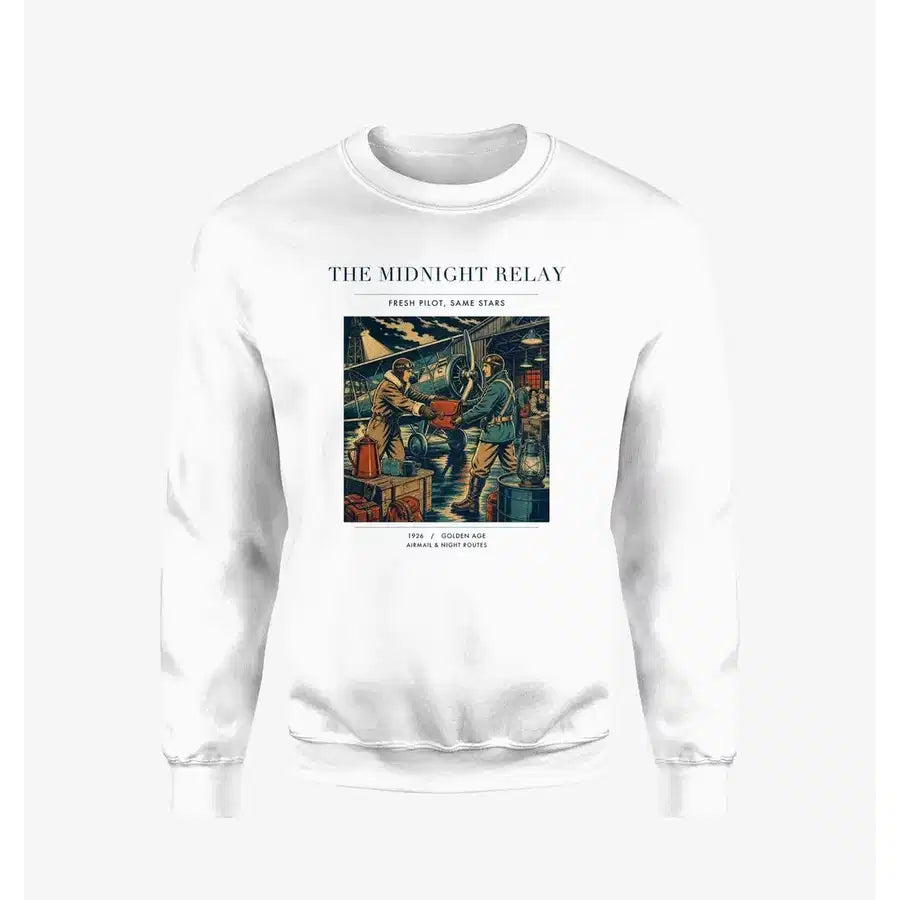 VINTAGE G4149 - The Midnight Relay - Designed Sweatshirts design on white