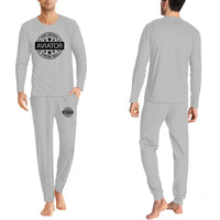 Thumbnail for %100 Original Aviator men pajamas - Light Gray