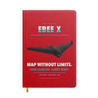 Thumbnail for AgEagle eBee X design on red notebook