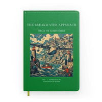 Thumbnail for VINTAGE G4365 - The Breakwater Approach - Designed Notebooks design on green
