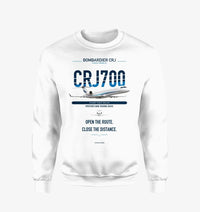 Thumbnail for Bombardier CRJ700 design on white sweatshirt