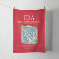 Thumbnail for Idaho Falls Regional Airport (IDA) design on red towel