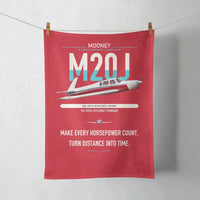 Thumbnail for Mooney M20J 201 design on red towel