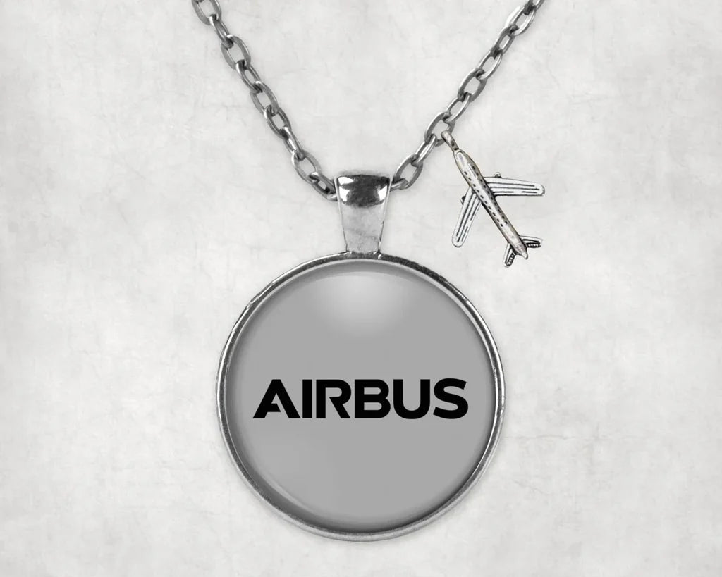 Airbus & Text Necklace - view 7