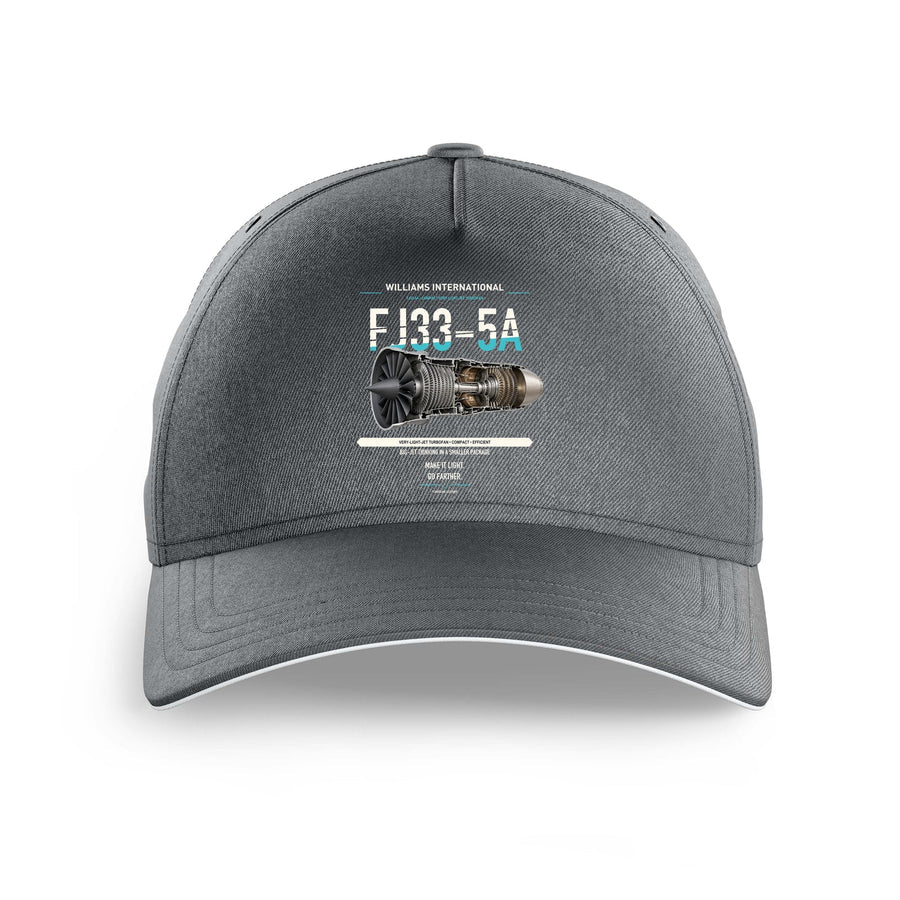 FJ33-5A design on gray printed hat