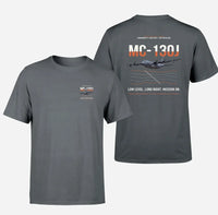 Thumbnail for MC-130J COMMANDO II design on gray double-side t-shirt, double-side print