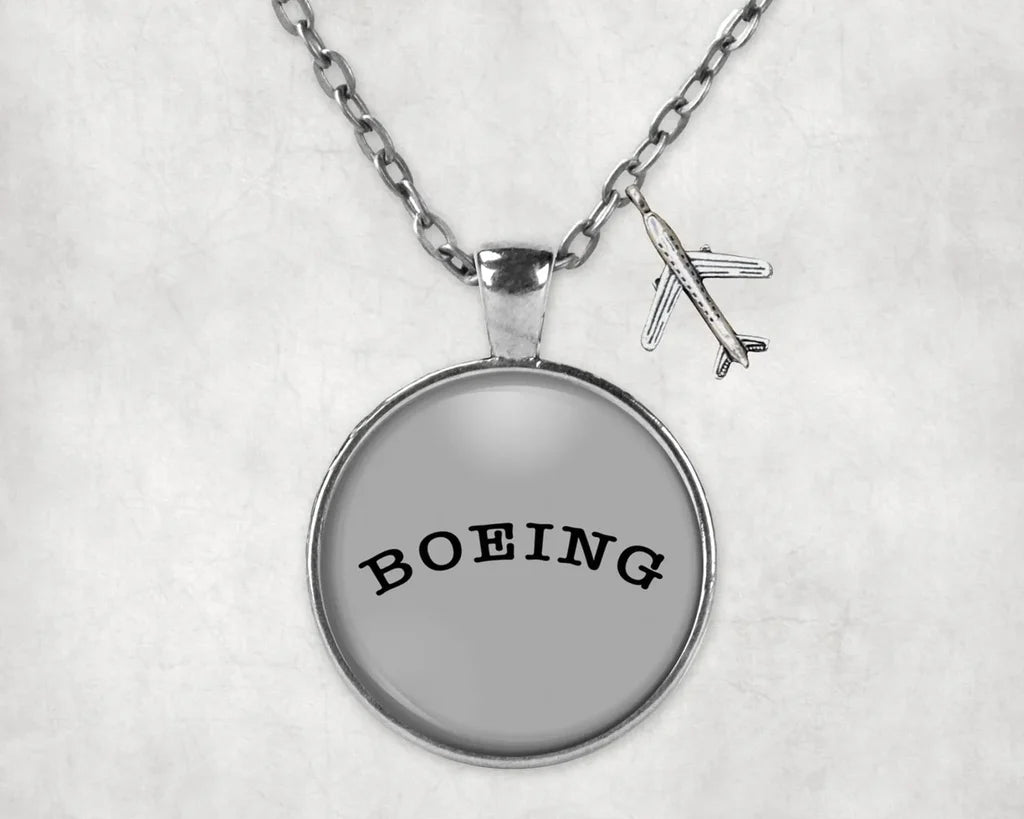 BOEING Text Necklace - view 7