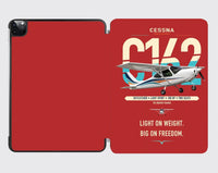 Thumbnail for Cessna 162 Skycatcher design on red ipad tablet case