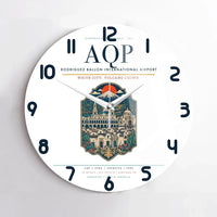 Thumbnail for Rodriguez Ballon International Airport AQP Wall-Clock No-Frame - White