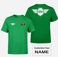 Thumbnail for Customisable Born to Fly T-Shirt - view 7