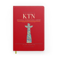 Thumbnail for Ketchikan International Airport (KTN) design on red notebook