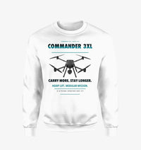 Thumbnail for Draganfly Commander 3XL design on white sweatshirt
