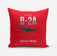 Thumbnail for B-2A Spirit design on red pillow