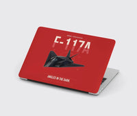 Thumbnail for F-117A Nighthawk design on red MacBook case