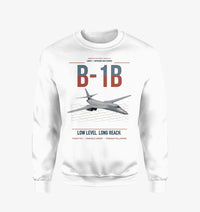 Thumbnail for B-1B Lancer design on white sweatshirt