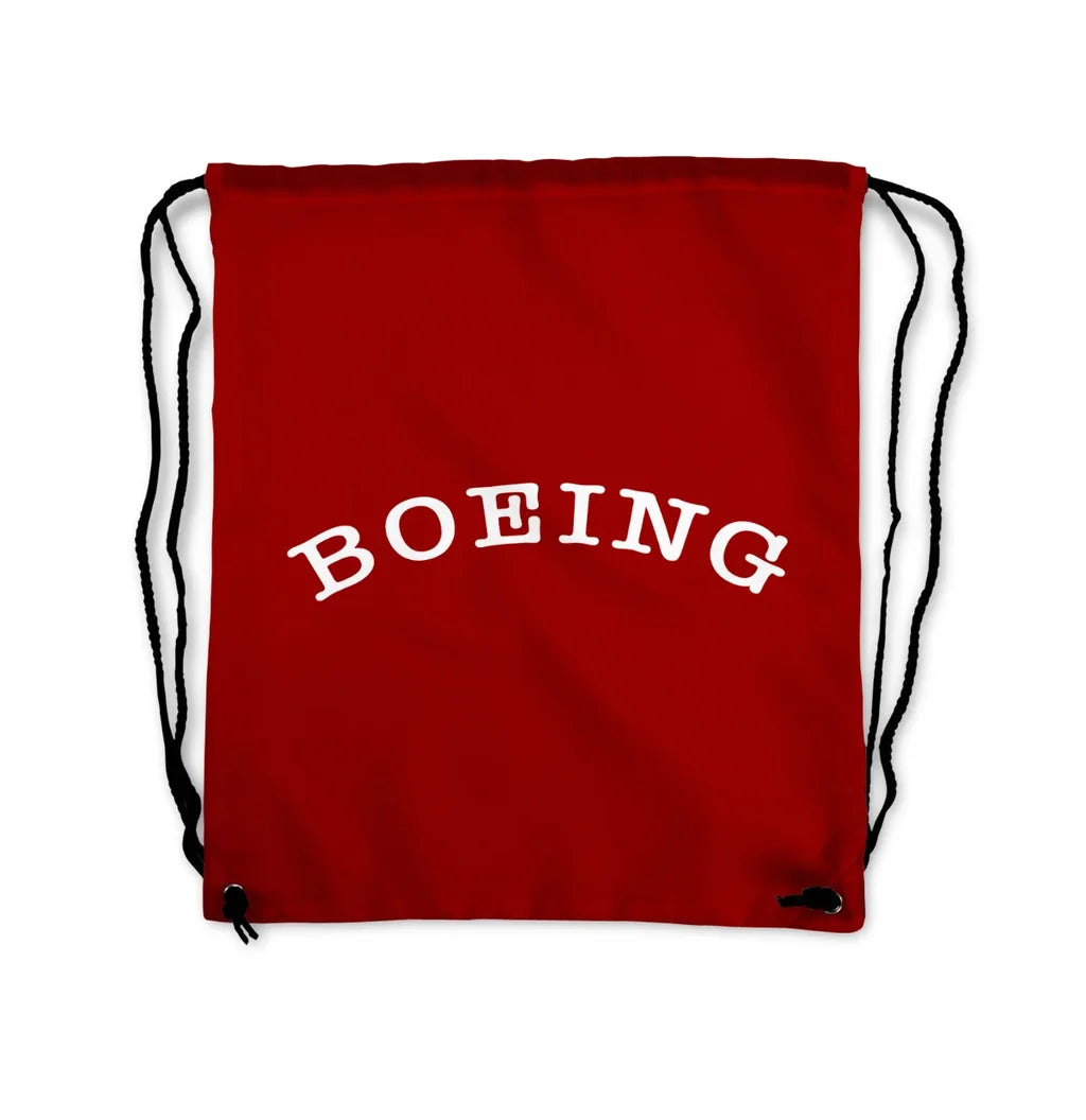 BOEING Text Drawstring Bag - view 7