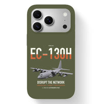Thumbnail for EC-130H Compass Call design on green army magsafe iphone case, for iPhone 17 Pro