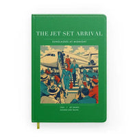 Thumbnail for VINTAGE G4121 - The Jet Set Arrival - Designed Notebooks design on green