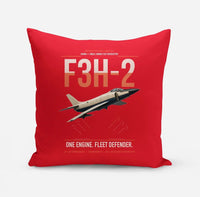 Thumbnail for F3H-2 Demon design on red pillow