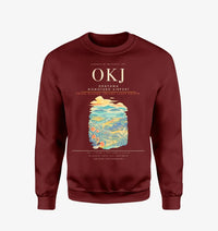 Thumbnail for Okayama Momotaro Airport OKJ Sweatshirt - Wine Red