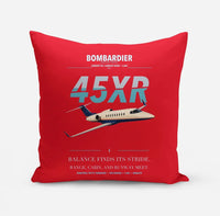 Thumbnail for Bombardier Learjet 45XR design on red pillow