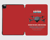 Thumbnail for ACSL SOTEN design on red ipad tablet case