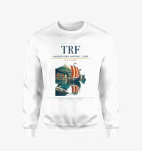 Thumbnail for Sandefjord Airport, Torp (TRF) design on white sweatshirt